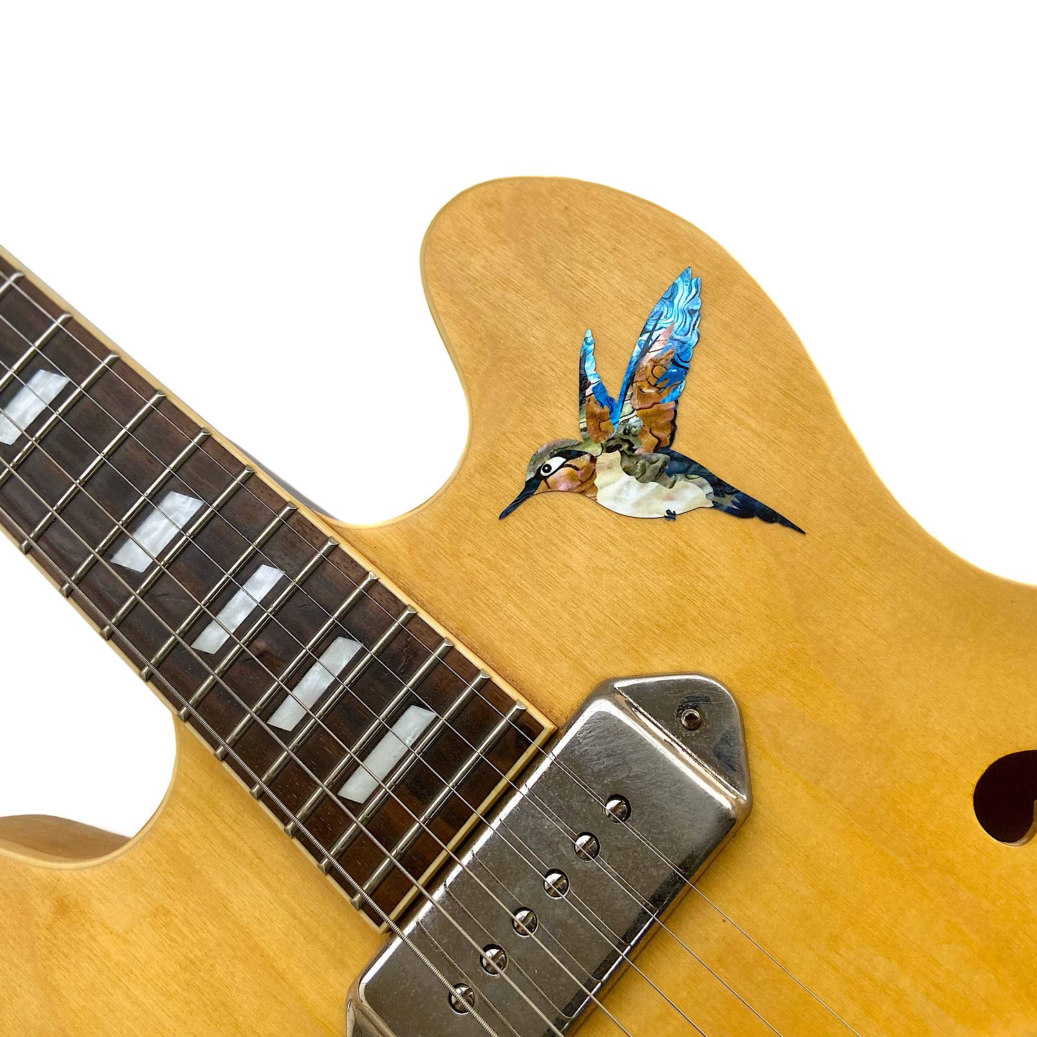 Jacamow Guitar and Bass Instrument Inlay Sticker Hummingbird